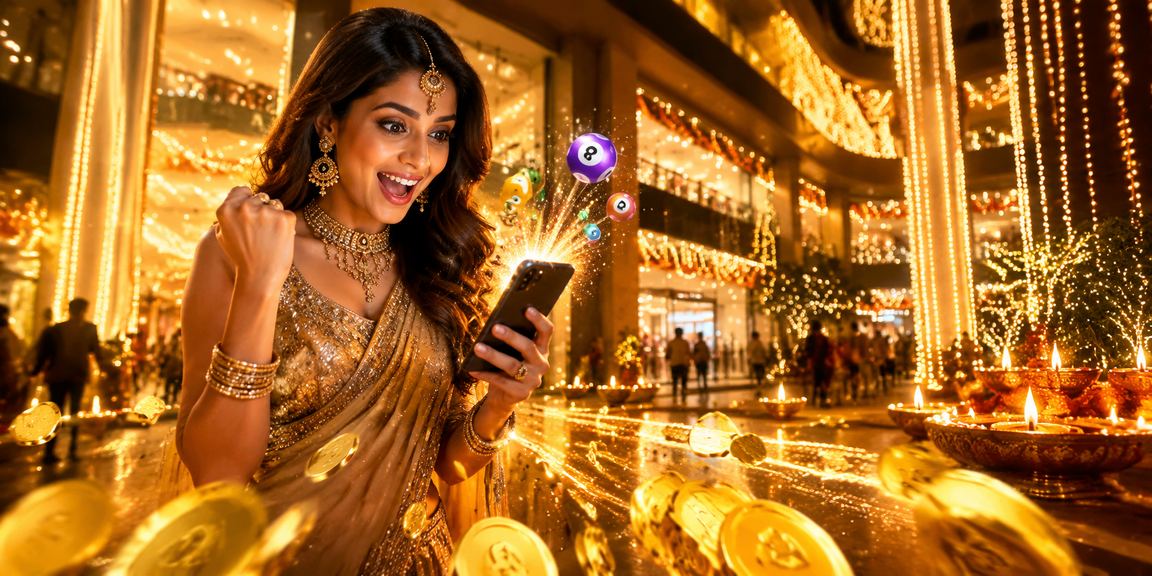 Diwali festival lottery celebrations in India